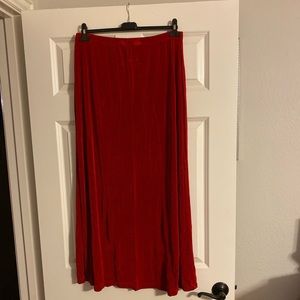 UNITS XL Tall red maxi skirt